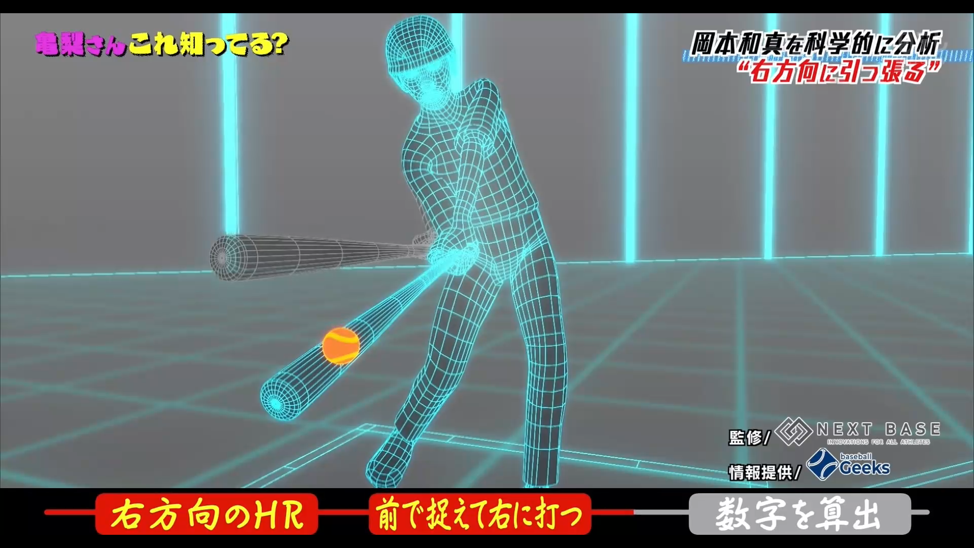 日本テレビ　野球中継「DRAMATIC BASEBALL」(3.20放送)にデータ提供